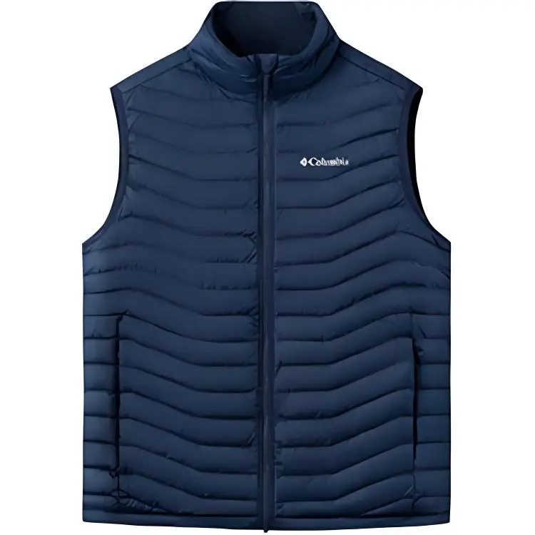Columbia Down Vest Men's Marine Blue