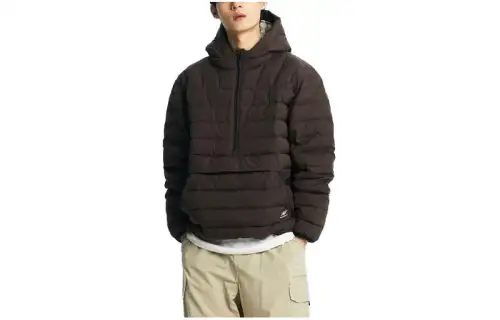 New Balance Jackets Men's Umber Hooded Moderate Other