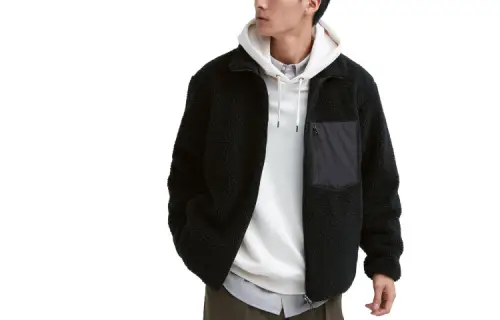 UNIQLO Velvet feel Coat Unisex Black
