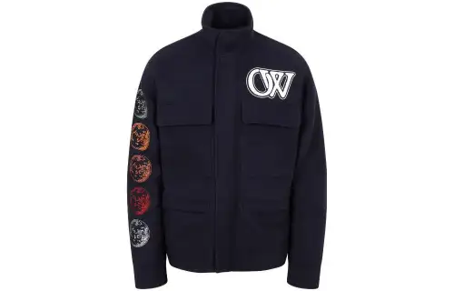 OFF-WHITE Moon Phase varsity jacket