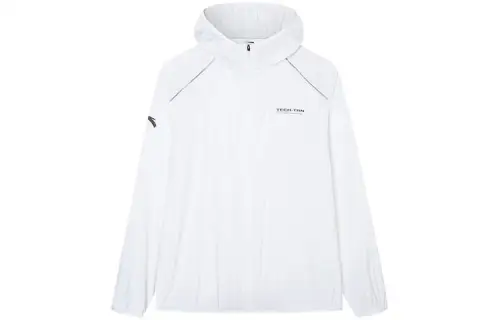 Anta Variety Training Collection Sun Protection Clothing Men's Coix Seeds White