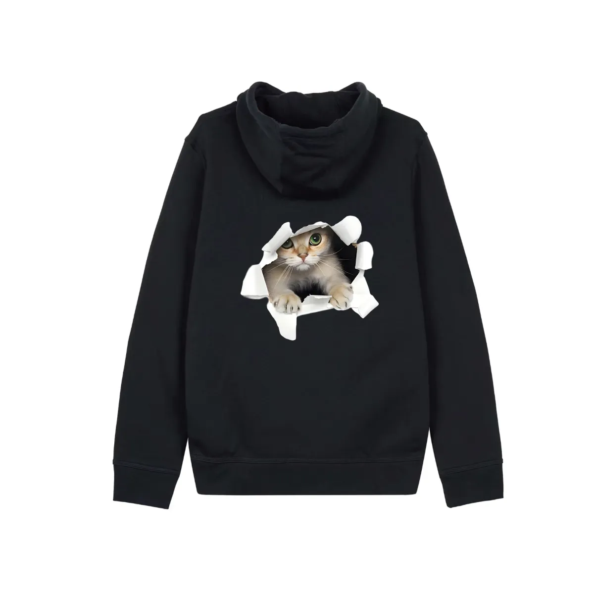 Nike Fleece Lined Love Without Boundaries Small Flower Hooded Comfortable Long Sleeved Sweatshirt Men's Black