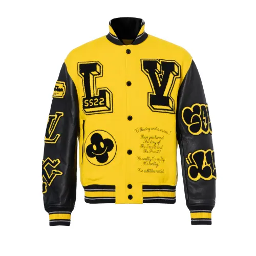 Louis Vuitton embroidery varsity stadium jacket