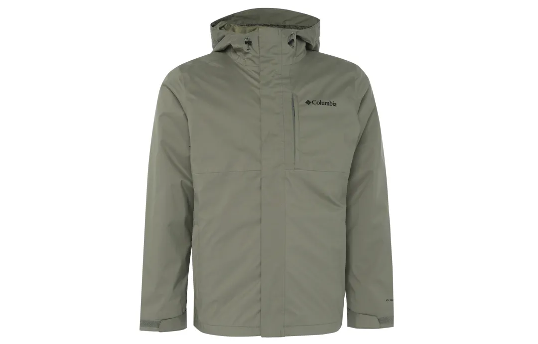 Columbia Omni Heat Waterproof Thermal Heat Reflective Windbreaker Jacket Men's Green