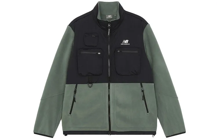 New Balance Jackets & Coats Unisex Black Green