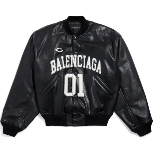 Balenciaga Basketball Series Puffer Jacket Regular Fit Men's Black
