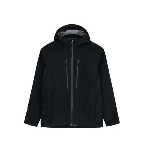 Anta Champion Series Waterproof, Windproof, And Abrasion Resistant Windbreaker Jacket Men's Black