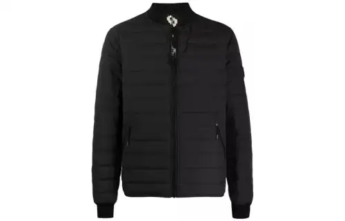 KENZO Jackets Men's Black Baseball Collar Moderate Other