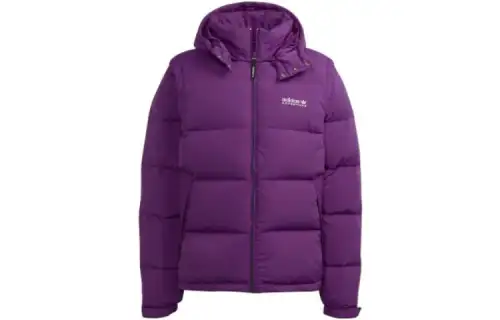 Adidas Originals Classic Trefoil Collection Down Jacket Men's Purple