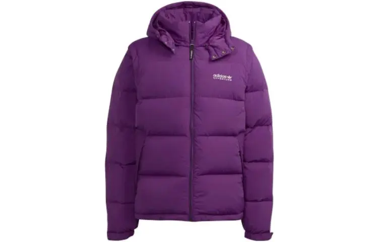 Adidas Originals Classic Trefoil Collection Down Jacket Men's Purple