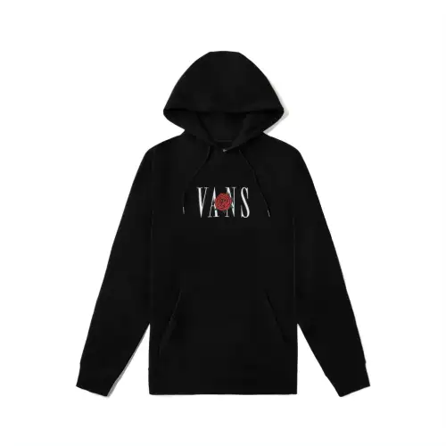 Vans Sweatshirts Men's Black Hooded Moderate Regular