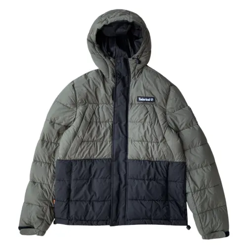 Timberland Puffer Jacket Men's Army Green & Black