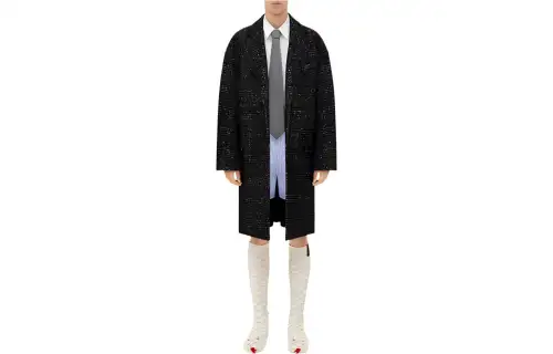 Bottega Veneta Embroidered Single-Breasted Coat