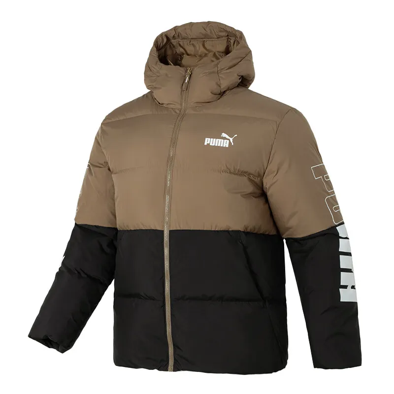 PUMA Down Jacket Men's Chocolate Beans