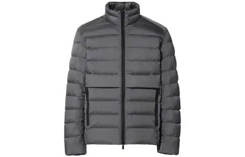 UNIQLO X JIL SANDER Uniqlo +J Collection Down Jackets Men's Asphalt Gray Stand Collar Moderate
