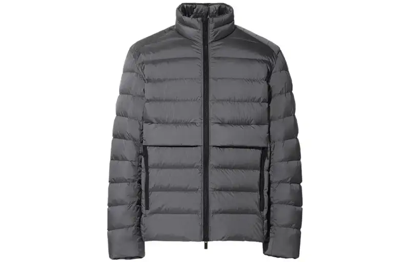 UNIQLO X JIL SANDER Uniqlo +J Collection Down Jackets Men's Asphalt Gray Stand Collar Moderate
