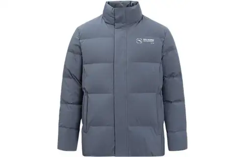 ANTA Variety Training Collection Down Jackets Men's Gray Stand Collar Thickened Other