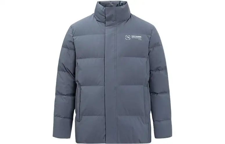 ANTA Variety Training Collection Down Jackets Men's Gray Stand Collar Thickened Other