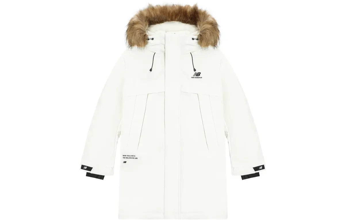 New Balance Down Jacket Winter Unisex White