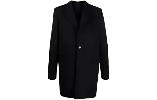 Bottega Veneta Coats Men's Black Lapel Moderate