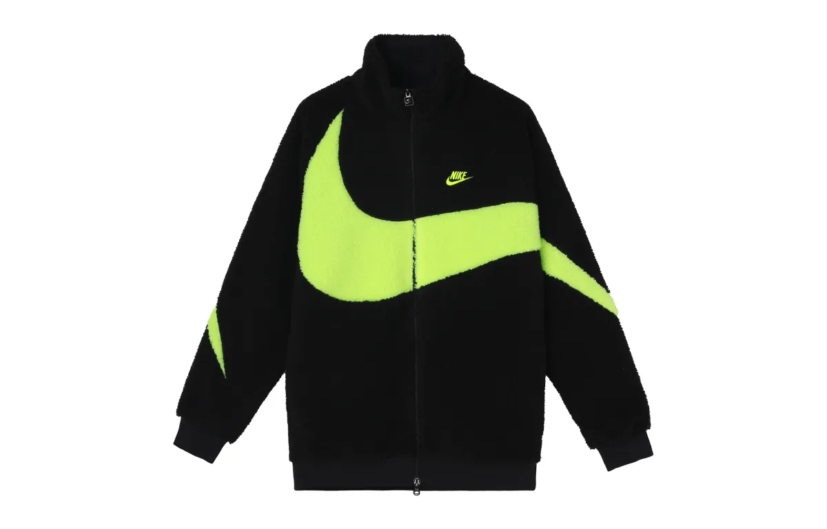 Nike Big Swoosh Reversible Boa Jacket Asia Sizing