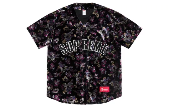 Supreme Floral Baseball Jersey