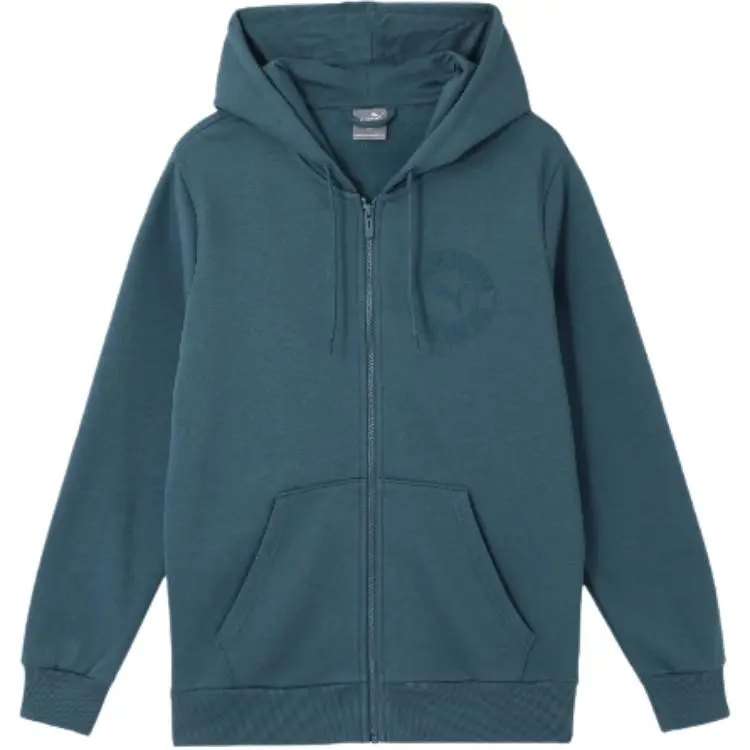 PUMA Athleisure Fleece Lined Hooded Jackets & Coats Men's Dark Blue