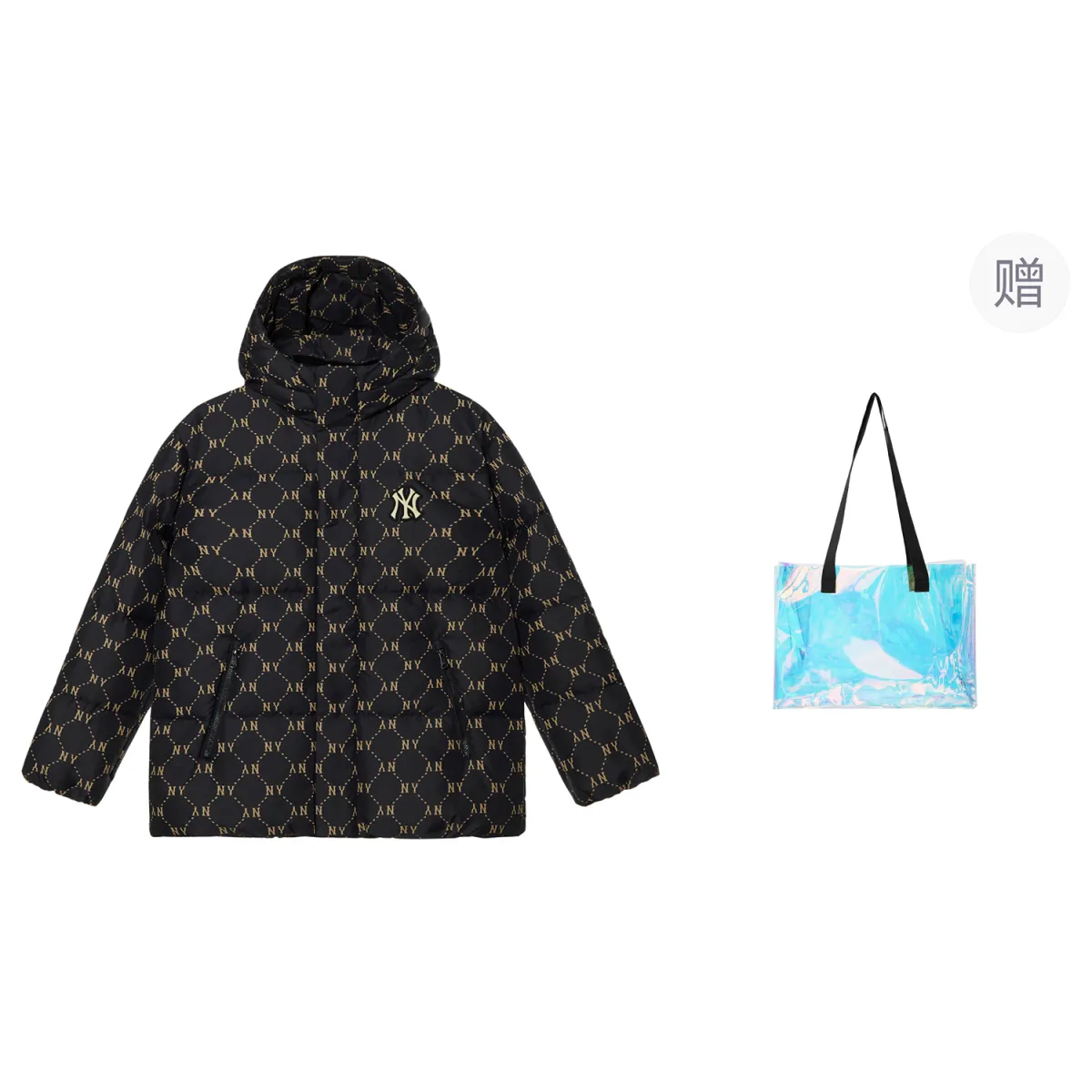 MLB MONOGRAM FW24 Down Jacket Unisex Black