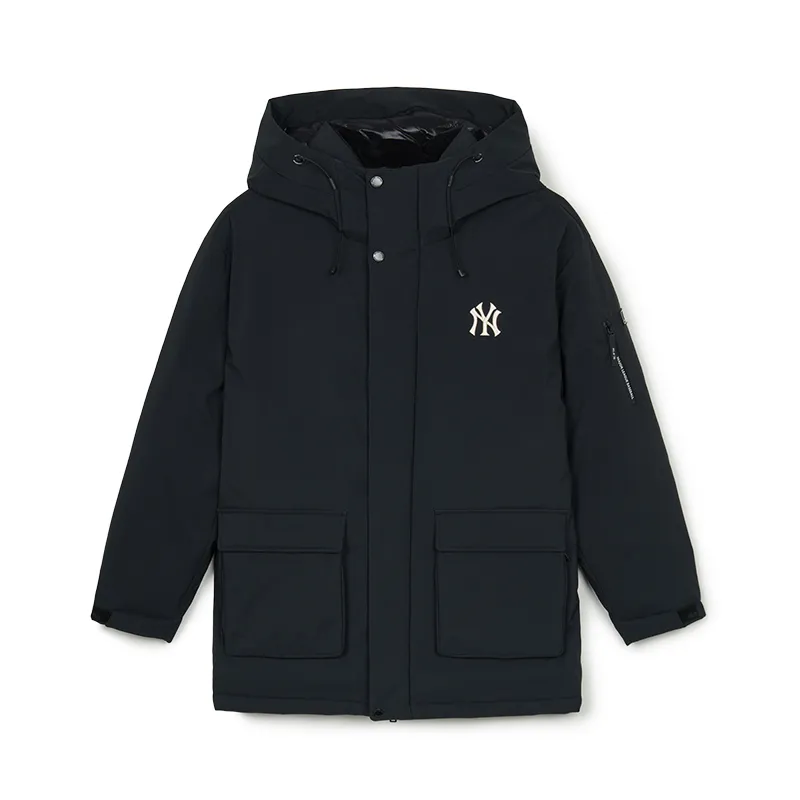 MLB New York Yankees Thermal Windbreaker Jacket Unisex Black