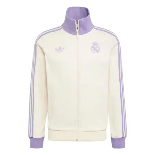 Adidas Originals REAL MADRID TRACKTop Jacket Men's Wonder White/Magical Light Purple