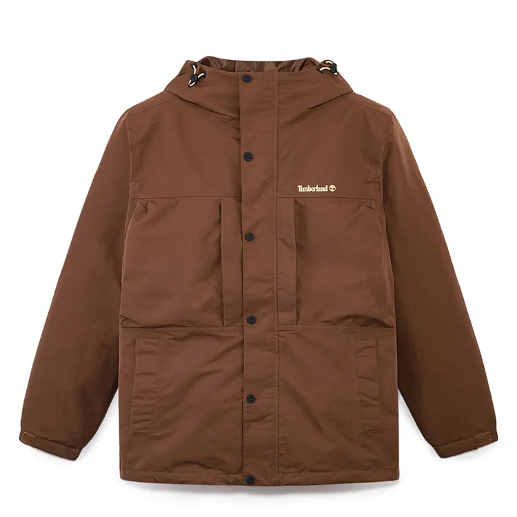 Timberland Windbreaker Jacket Men's Medium Brown
