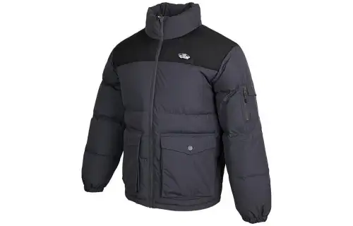 Vans Down Jackets Men's Gray Stand Collar Moderate Down Jacket