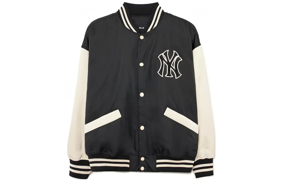 MLB New York Yankees Jackets Unisex Black Stand Collar Moderate Other