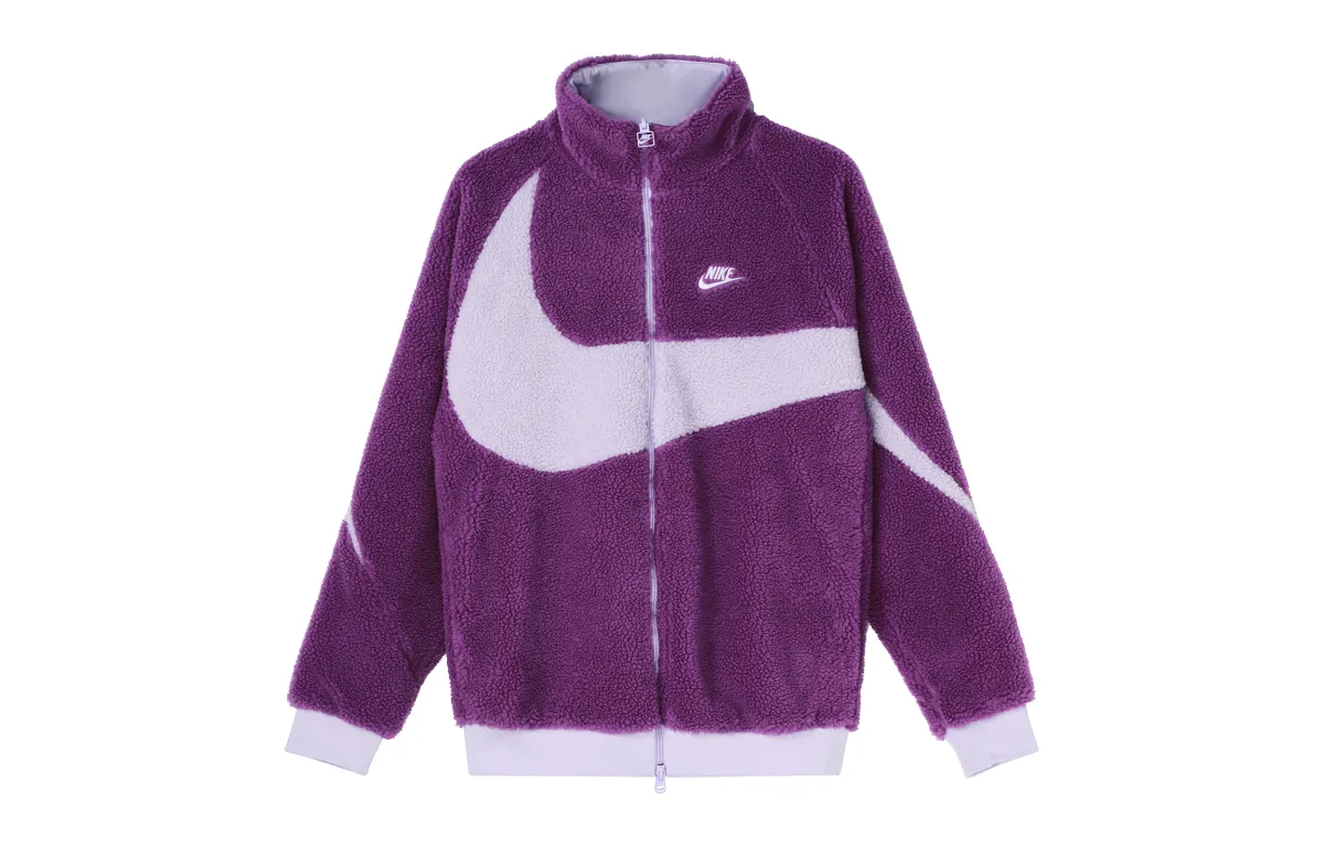 Nike Women's Big Swoosh Reversible Boa Jacket Asia Sizing