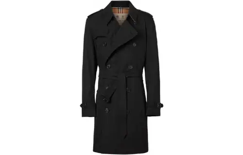 Burberry Traditional Check Lining Cotton Trench Coat