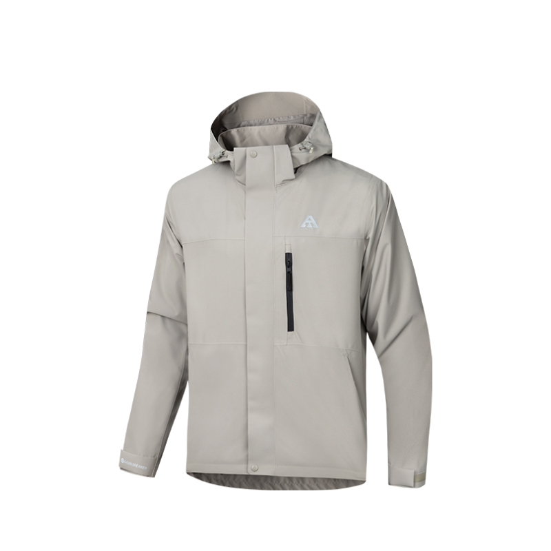 Anta Outdoor Hiking, Urban Living/Travel/Commuting Waterproof, Windproof, Breathable, And Thermal Windbreaker Jacket