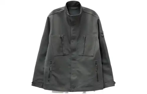 STONE ISLAND FW23 GHOST PIECES Jackets & Coats Unisex Dark Gray