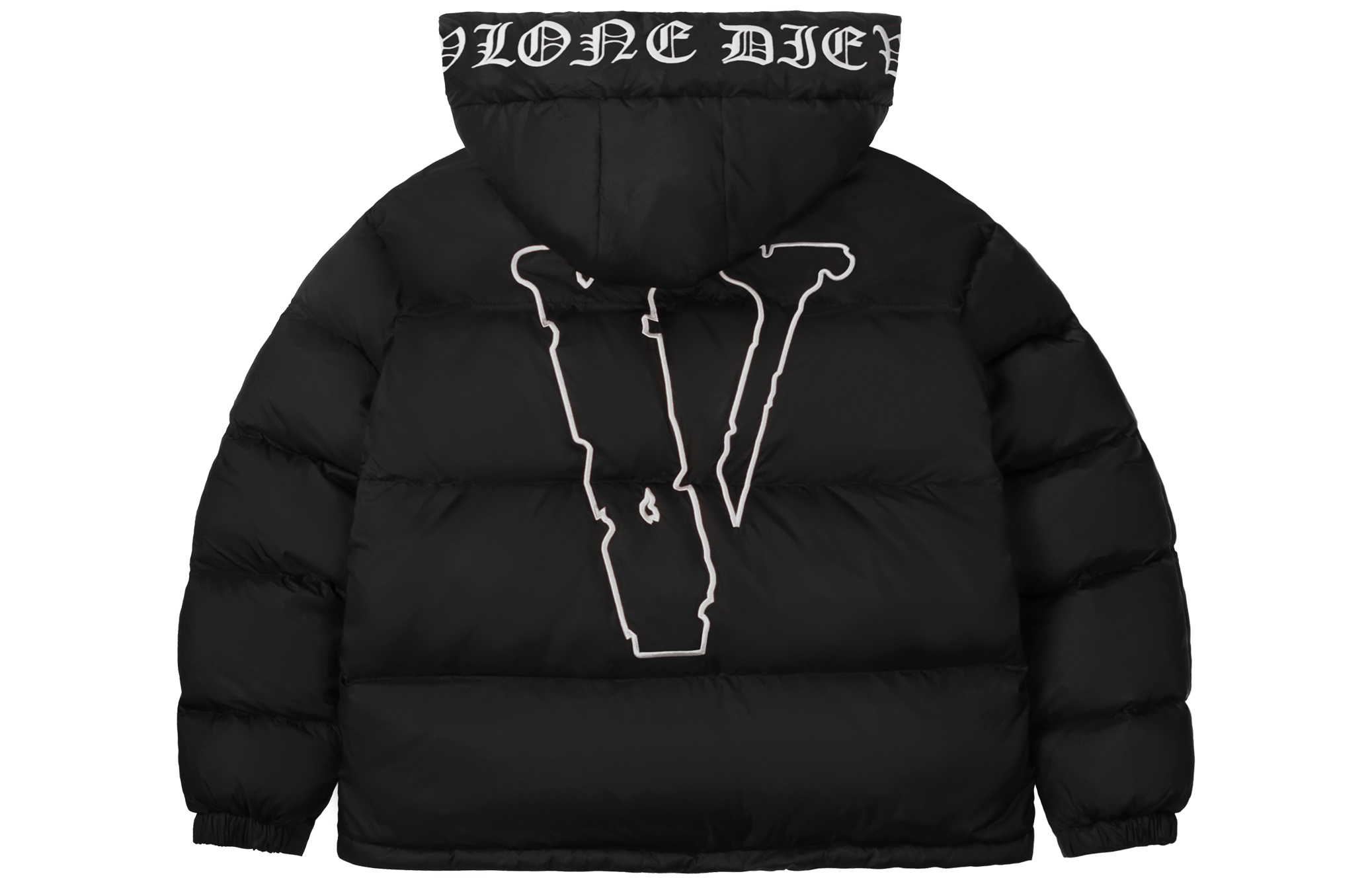 Куртка VLONE VLONE logo (черно-белая)
