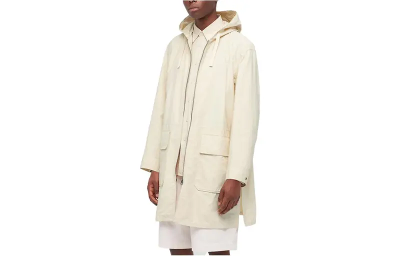 UNIQLO Coats Unisex Light Beige Moderate