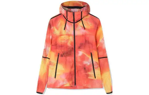 ANTA All Weather Sun Protection Clothing Unisex Heat Red Hooded Thin Straight Fit