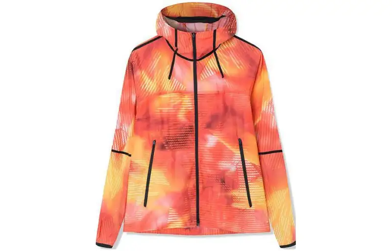 ANTA All Weather Sun Protection Clothing Unisex Heat Red Hooded Thin Straight Fit