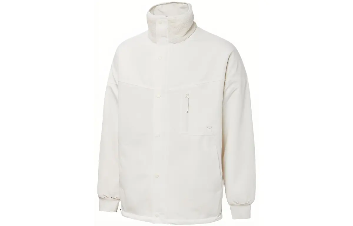 PUMA MMQ Velvet feel Coat Unisex White
