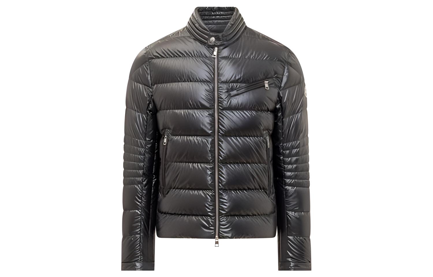 Мужской пуховик Moncler AUTHIE (черный)