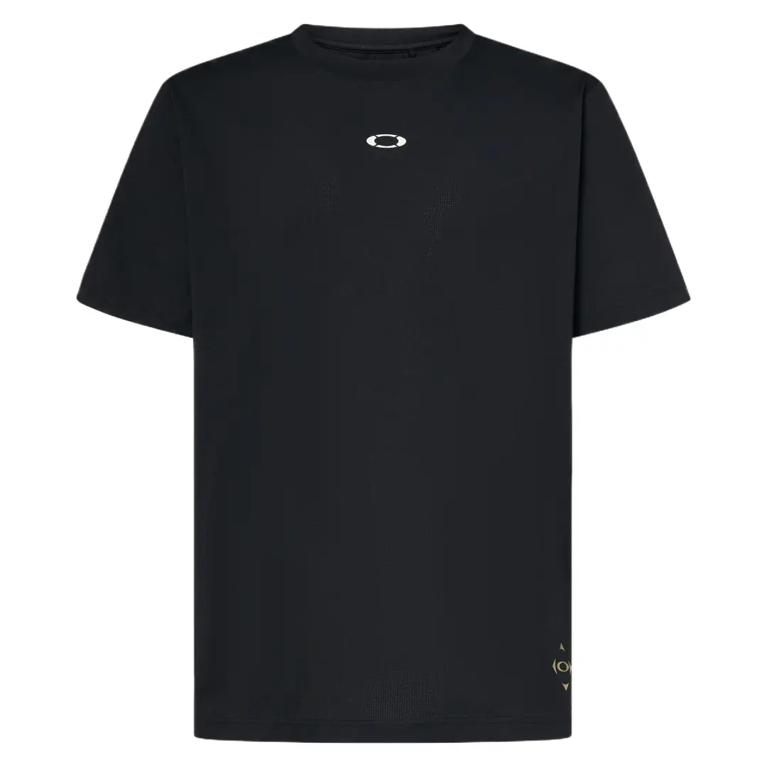 Oakley T Shirts Men's Black Crew Neck Moderate