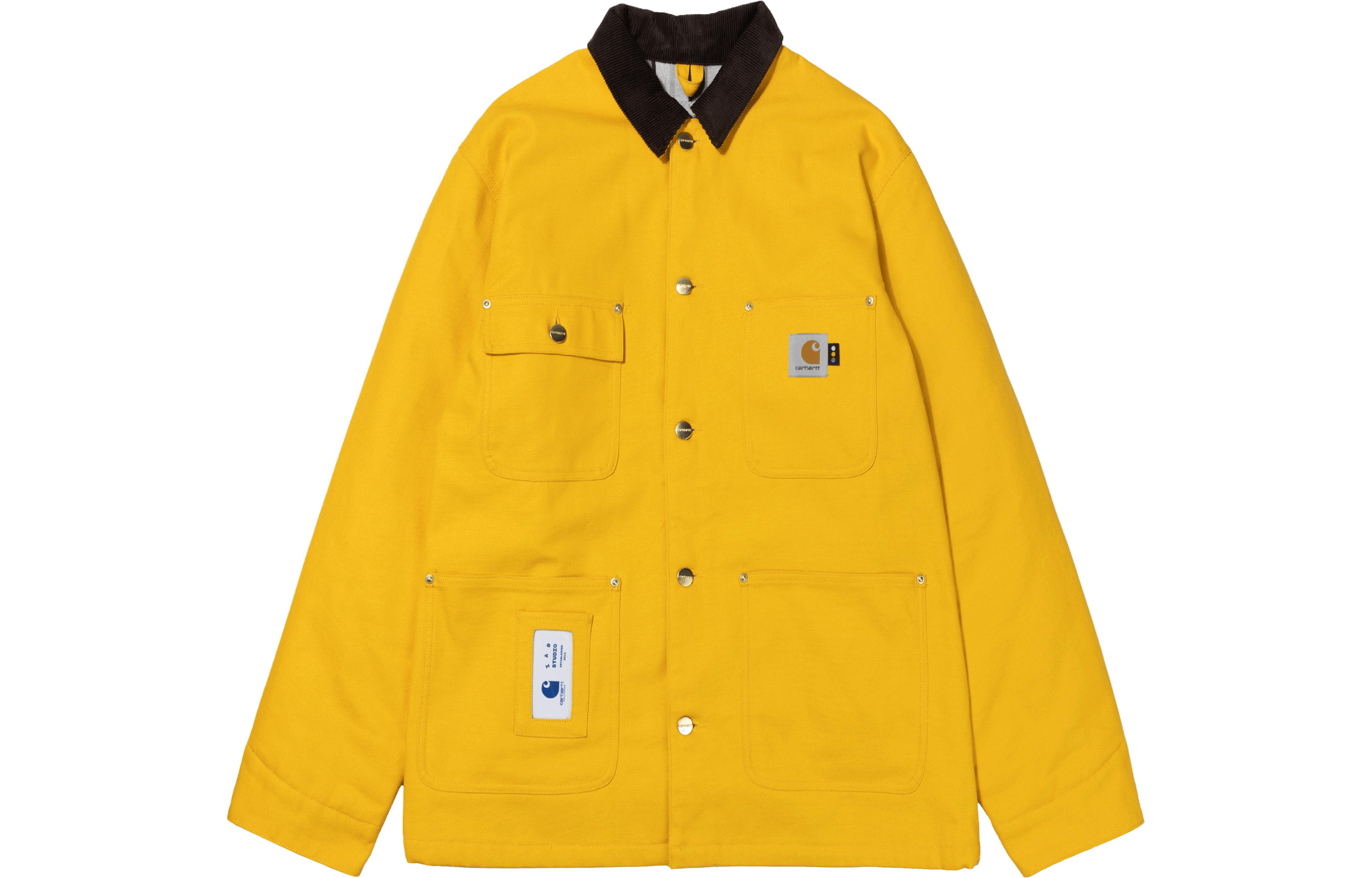 Мужская куртка Carhartt WIP x IAB Studios (коричневая)