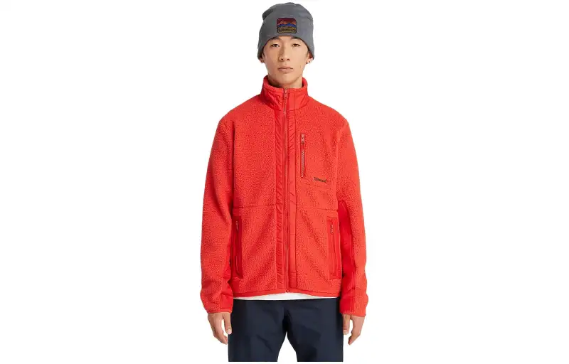 Timberland Velvet feel Coat Men's Red