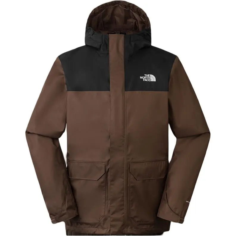THE NORTH FACE Urban Exploration Hiking And Mountaineering Waterproof And Windproof Windbreaker Jacket Men's Brown