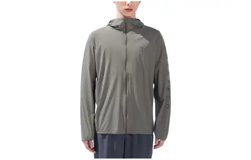 Anta Super Lightweight And Breathable Sun Protection Clothing Men's Gray