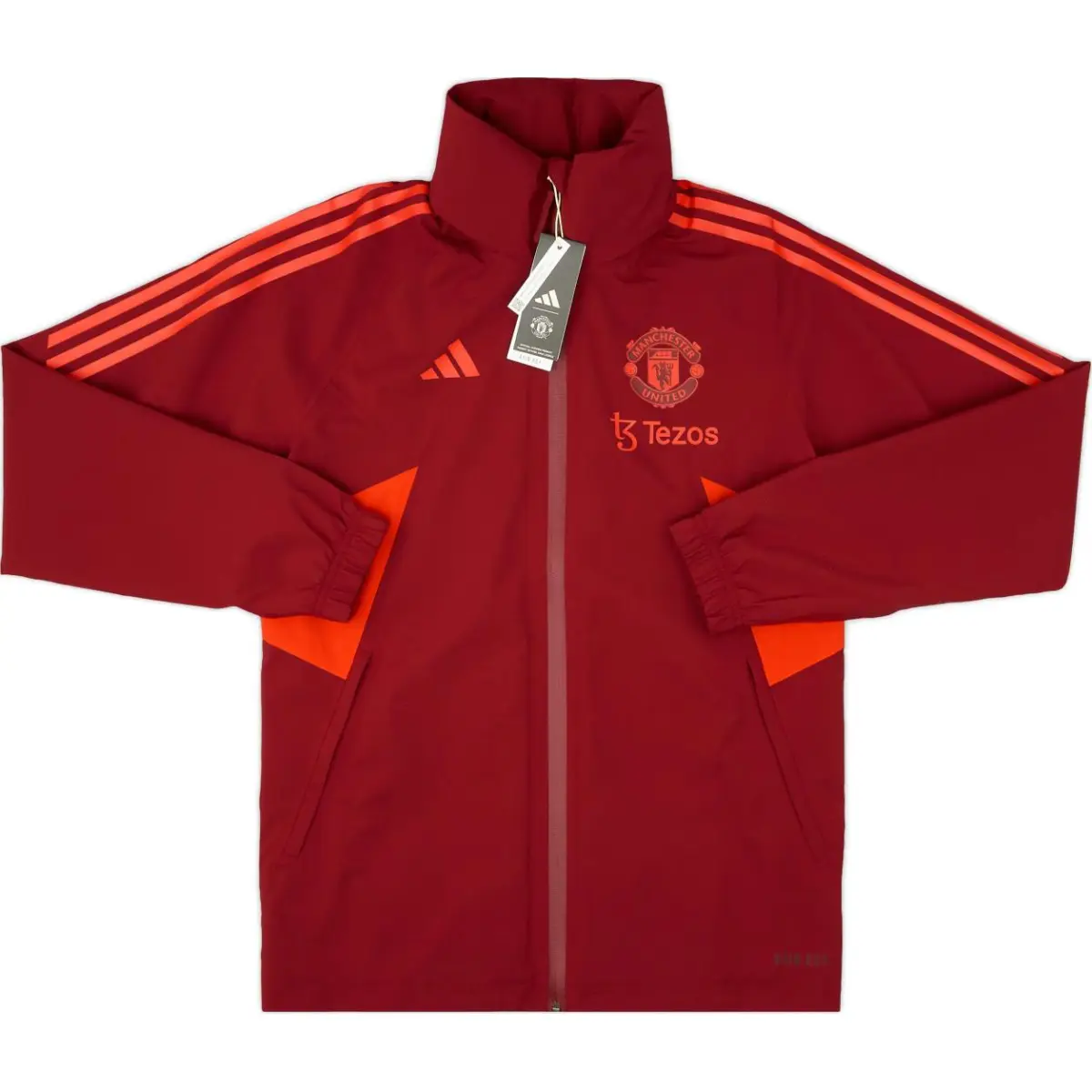 Adidas 2023 24 Manchester United Adidas Rain Jacket Jackets & Coats Unisex Red
