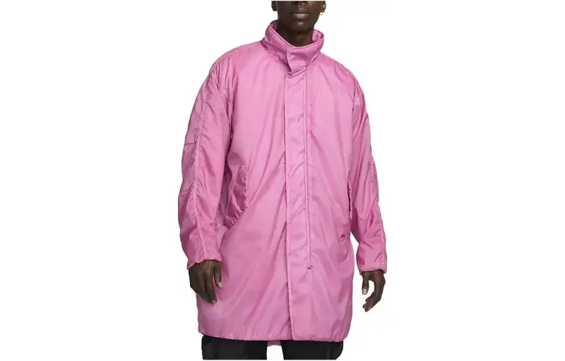 Nike Coats Men's Pink Stand Collar Moderate